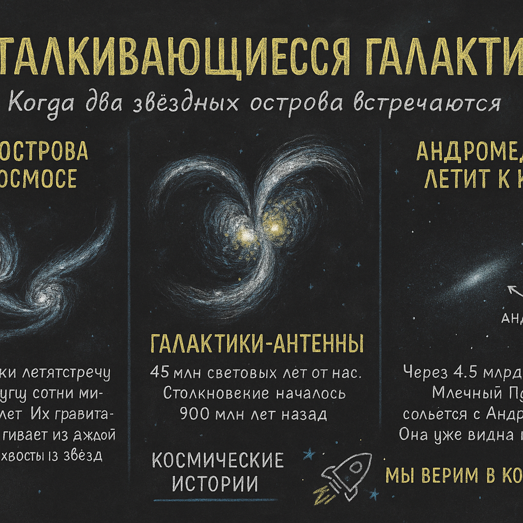 Сталкивающиеся галактики