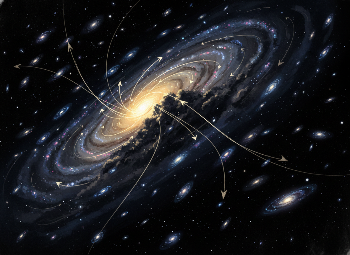 Великий Аттрактор — невидимый гравитационный центр Ланиакеи