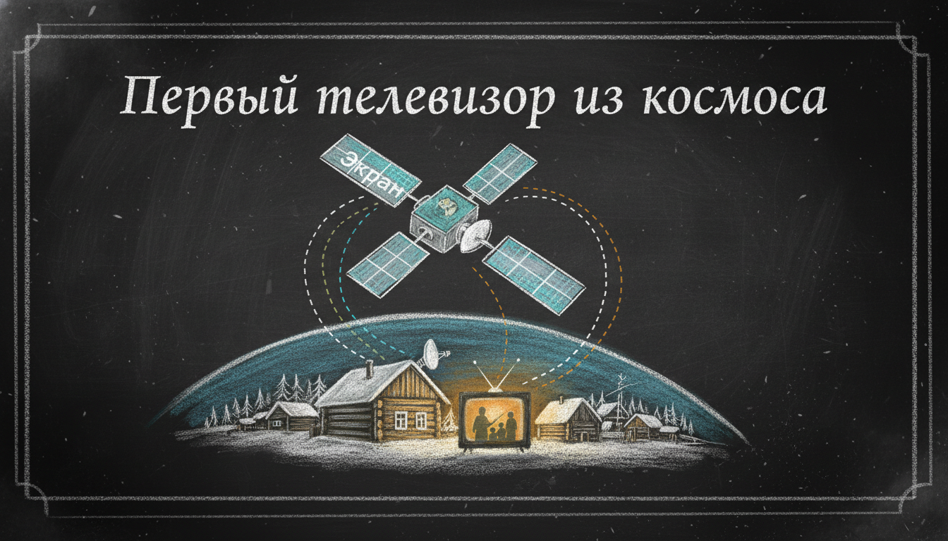 Первый телевизор из космоса