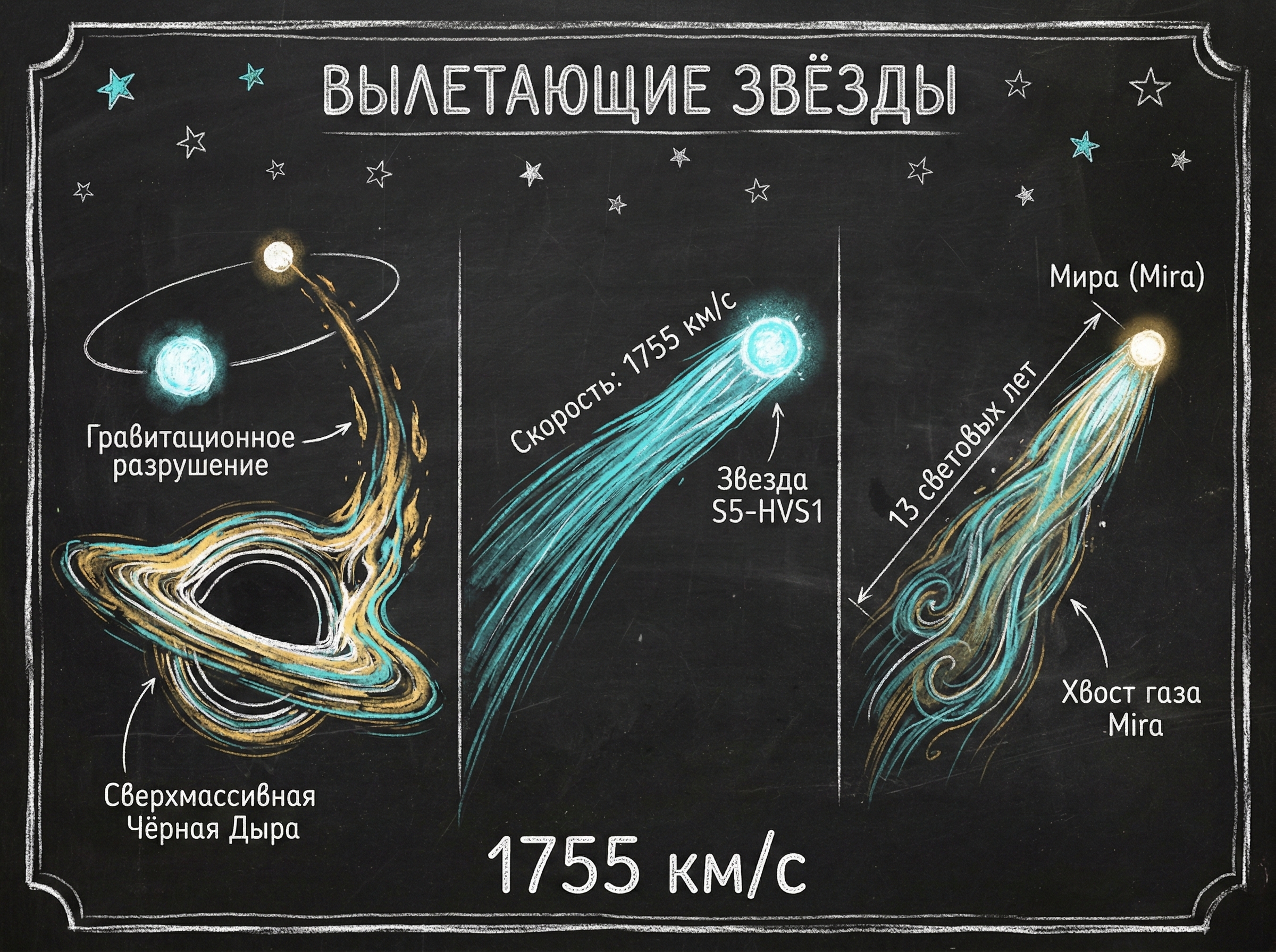 Вылетающие звёзды